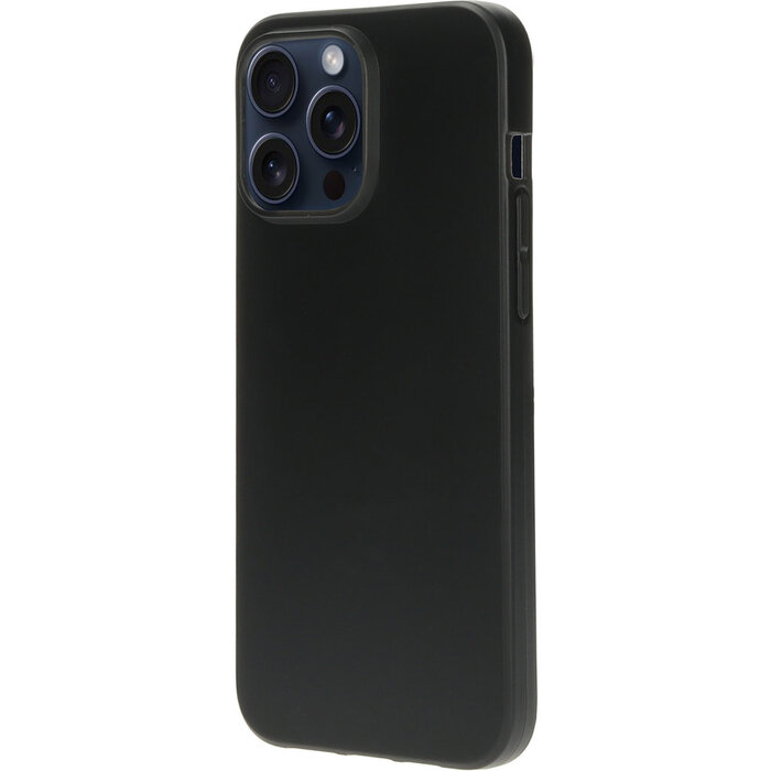 Mobiparts Mobiparts Classic TPU Case voor iPhone 15 Pro Max - Matzwart
