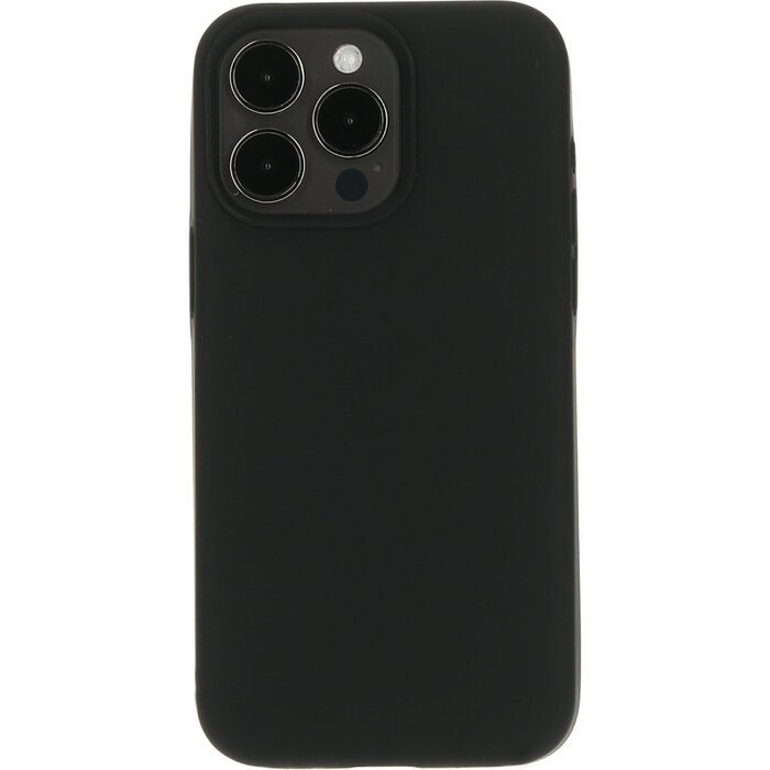 Mobiparts Mobiparts Silicone  Cover Apple iPhone 15 Pro Max Black (Magsafe Compatible)