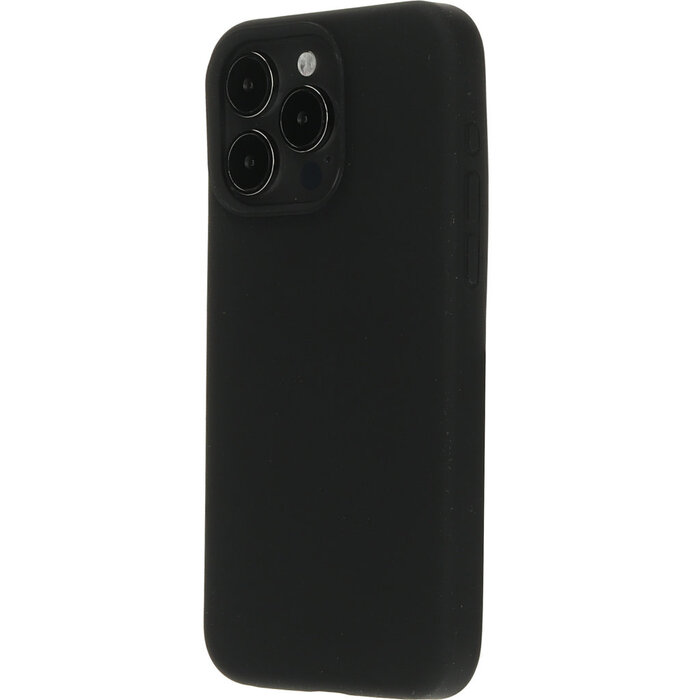 Mobiparts Mobiparts Silicone  Cover Apple iPhone 15 Pro Max Black (Magsafe Compatible)