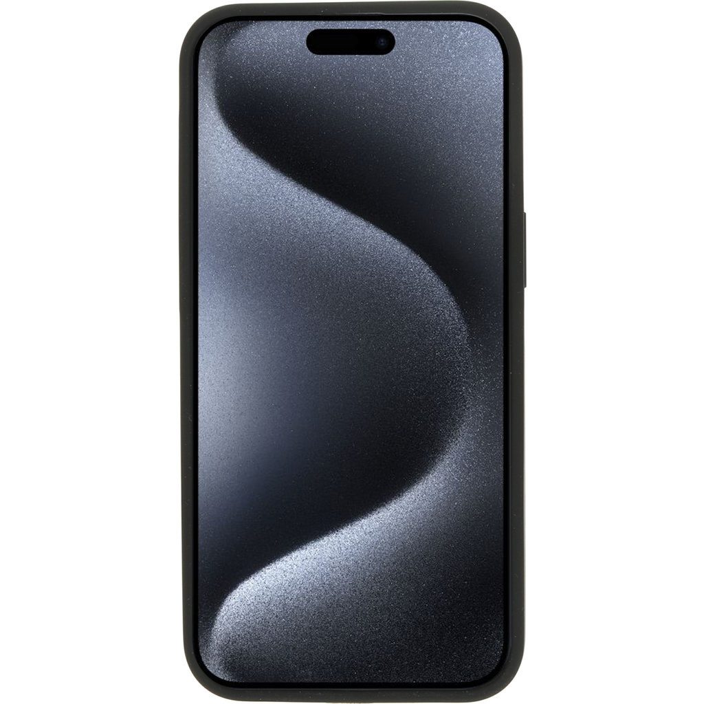 Mobiparts Mobiparts Siliconen Hoesje iPhone 15 Pro Max - MagSafe Compatibel - Zwart
