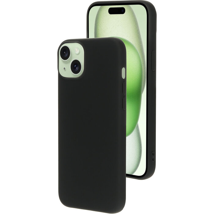 Mobiparts Mobiparts Silicone Cover voor Apple iPhone 15 Plus - Zwart