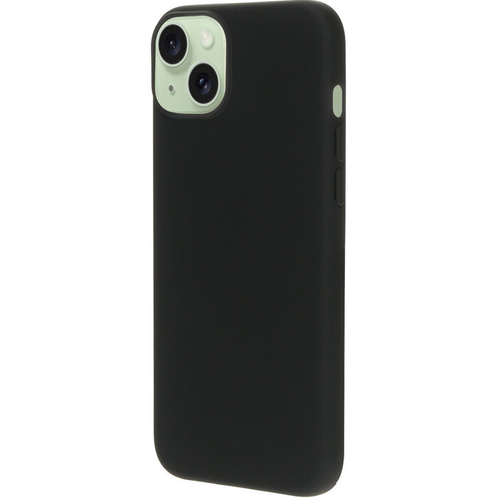 Mobiparts Mobiparts Silicone Cover voor Apple iPhone 15 Plus - Zwart