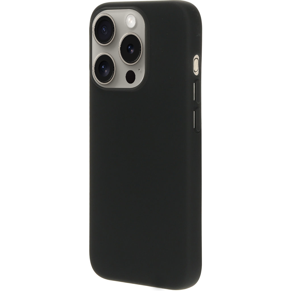Mobiparts Mobiparts Silicone Cover Apple iPhone 15 Pro Black