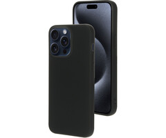 Mobiparts Mobiparts Silicone Cover voor iPhone 15 Pro Max - Zwart