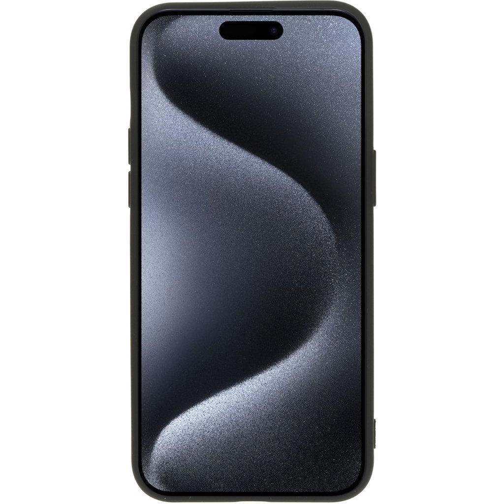 Mobiparts Mobiparts Silicone Cover voor iPhone 15 Pro Max - Zwart