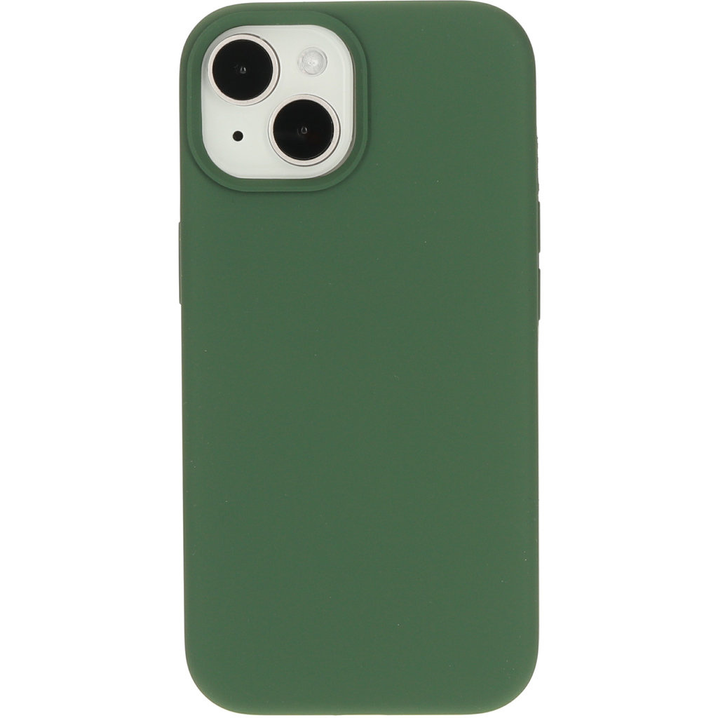 Mobiparts Mobiparts Siliconen Cover voor Apple iPhone 15 & 14 - Forest Green