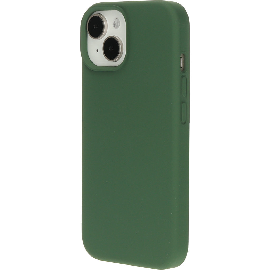 Mobiparts Mobiparts Siliconen Cover voor Apple iPhone 15 & 14 - Forest Green