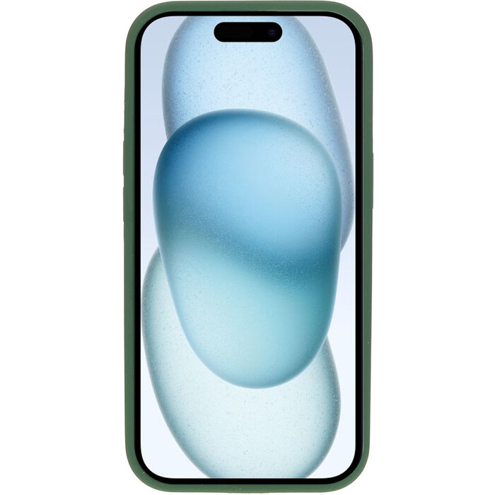 Mobiparts Mobiparts Siliconen Cover voor Apple iPhone 15 & 14 - Forest Green