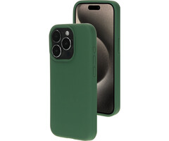Mobiparts Mobiparts Silicone Cover voor Apple iPhone 15 Pro - Forest Green
