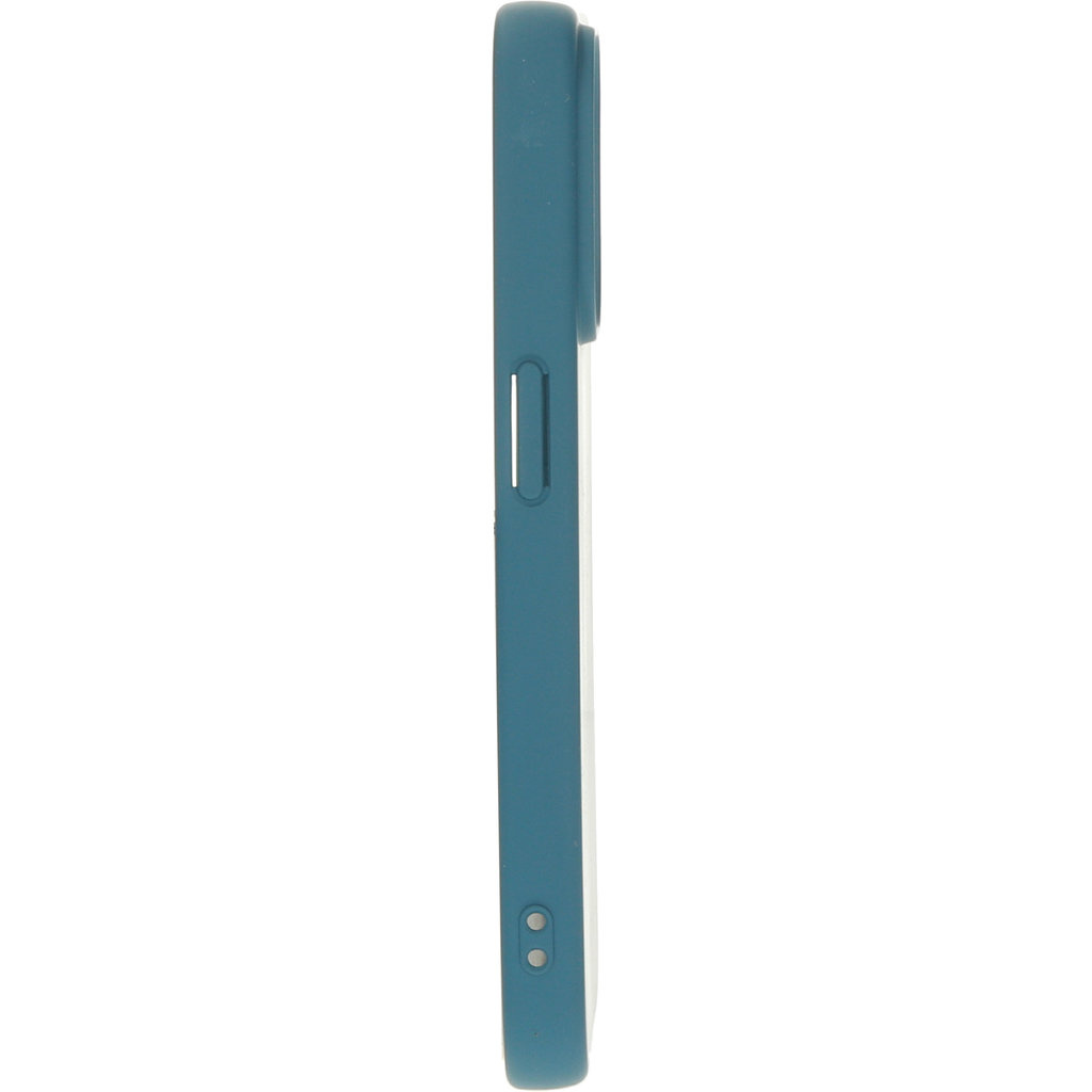 Mobiparts Mobiparts Siliconen Cover voor Apple iPhone 15 Pro - Blueberry Blue