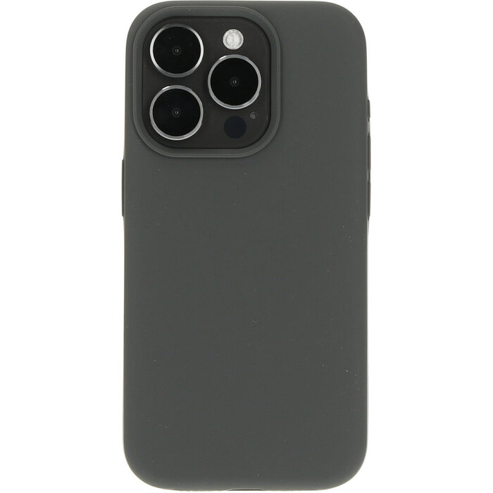 Mobiparts Mobiparts Silicone Cover Apple iPhone 15 Pro Urban Grey