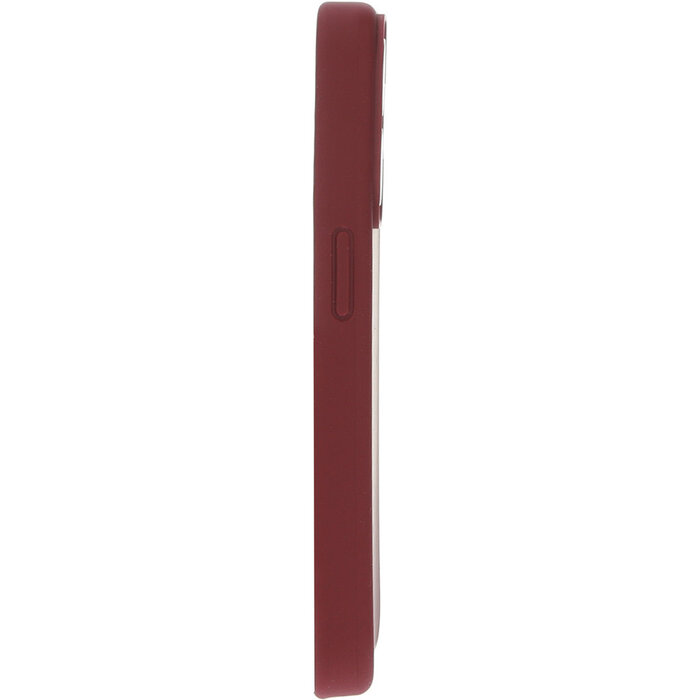 Mobiparts Mobiparts Silicone Cover Apple iPhone 15 Pro Plum Red