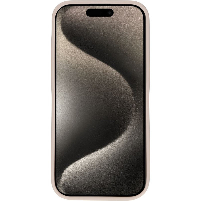 Mobiparts Mobiparts Silicone Cover voor Apple iPhone 15 Pro - Soft Salmon