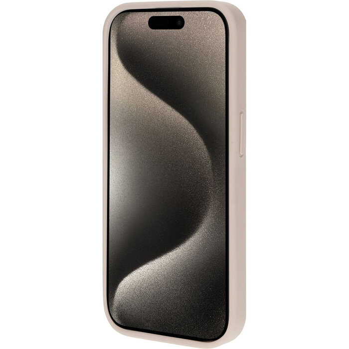 Mobiparts Mobiparts Silicone Cover voor Apple iPhone 15 Pro - Soft Salmon
