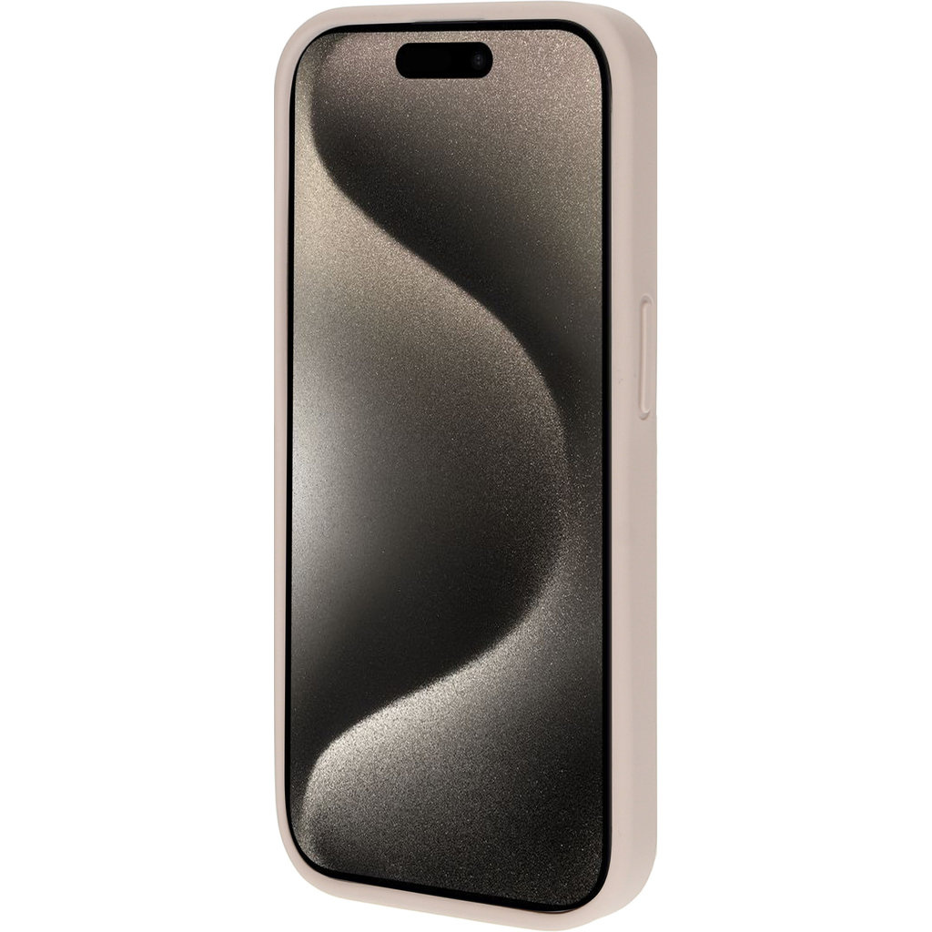 Mobiparts Mobiparts Silicone Cover voor Apple iPhone 15 Pro - Soft Salmon