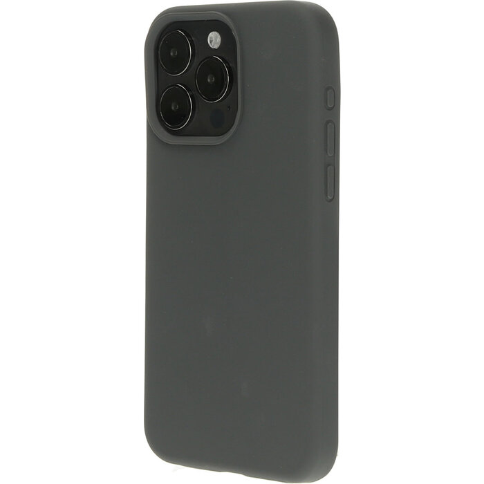Mobiparts Mobiparts Silicone Cover voor iPhone 15 Pro Max - Urban Grey
