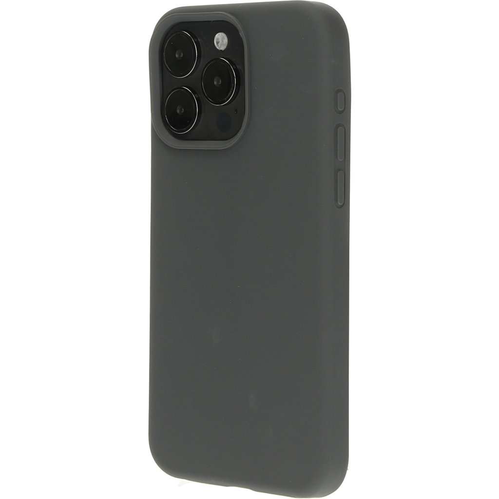Mobiparts Mobiparts Silicone Cover voor iPhone 15 Pro Max - Urban Grey