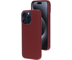 Mobiparts Mobiparts Siliconen Hoesje voor iPhone 15 Pro Max - Plum Red