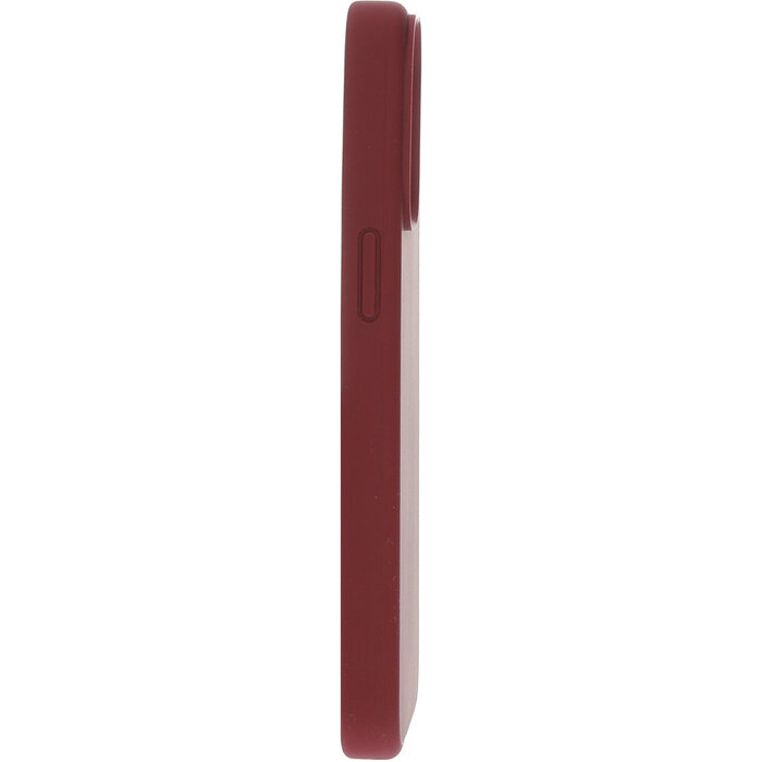 Mobiparts Mobiparts Siliconen Hoesje voor iPhone 15 Pro Max - Plum Red