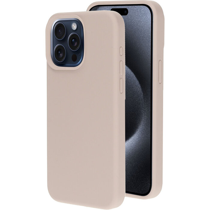 Mobiparts Mobiparts Silicone Cover voor iPhone 15 Pro Max - Soft Salmon