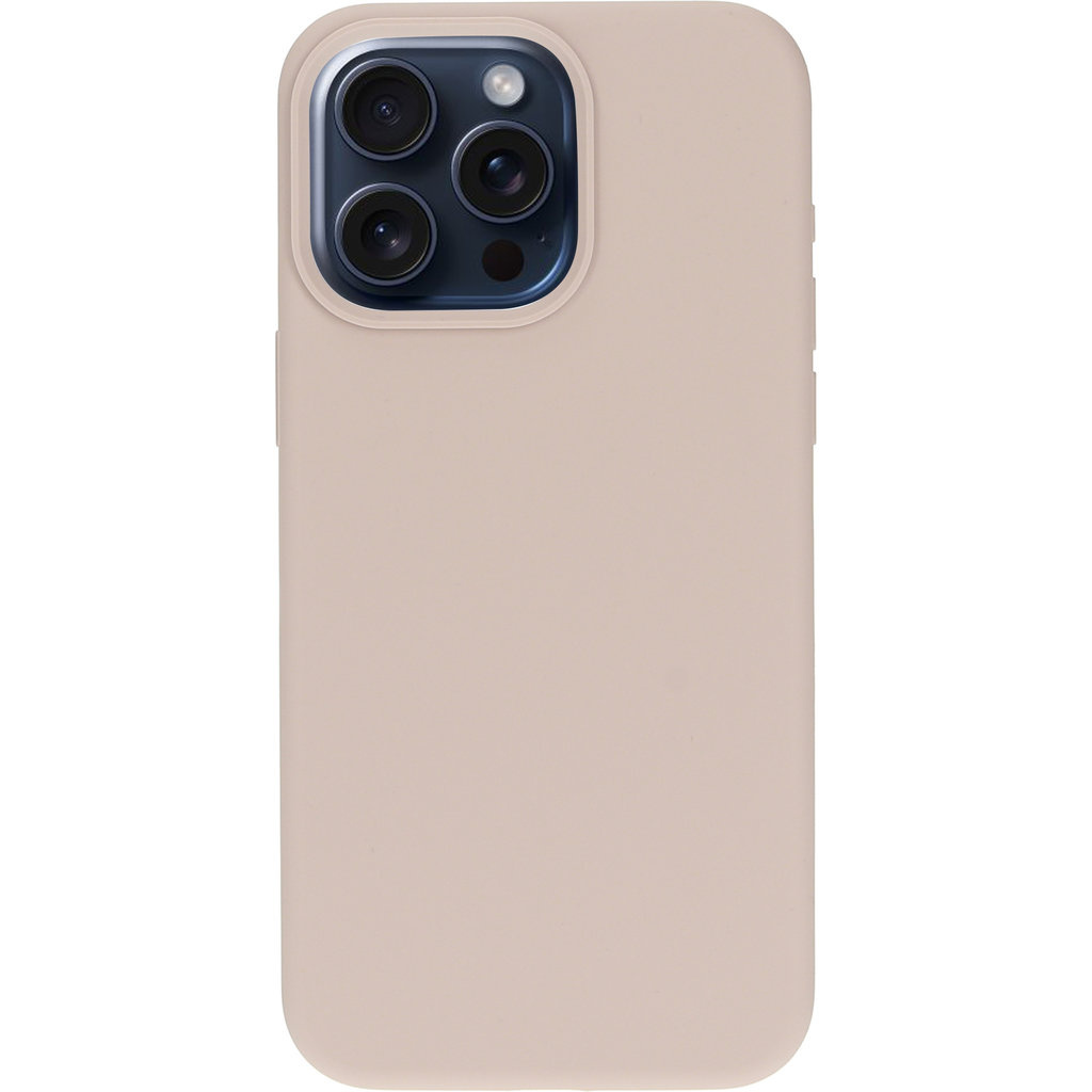 Mobiparts Mobiparts Silicone Cover voor iPhone 15 Pro Max - Soft Salmon