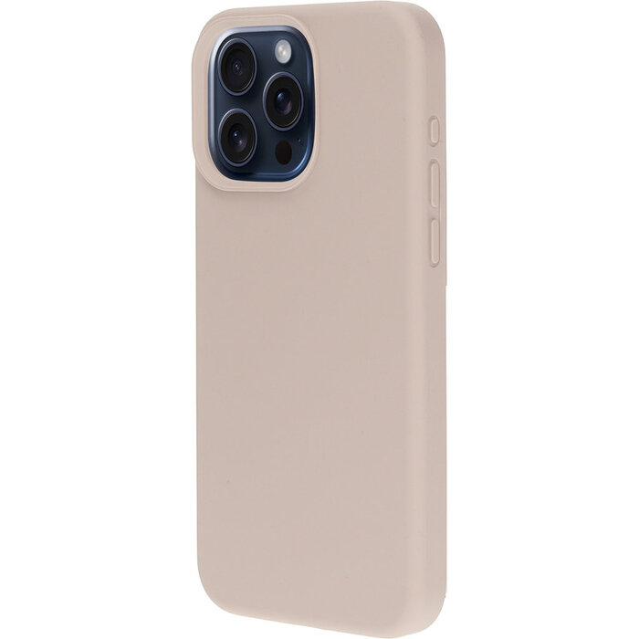 Mobiparts Mobiparts Silicone Cover voor iPhone 15 Pro Max - Soft Salmon