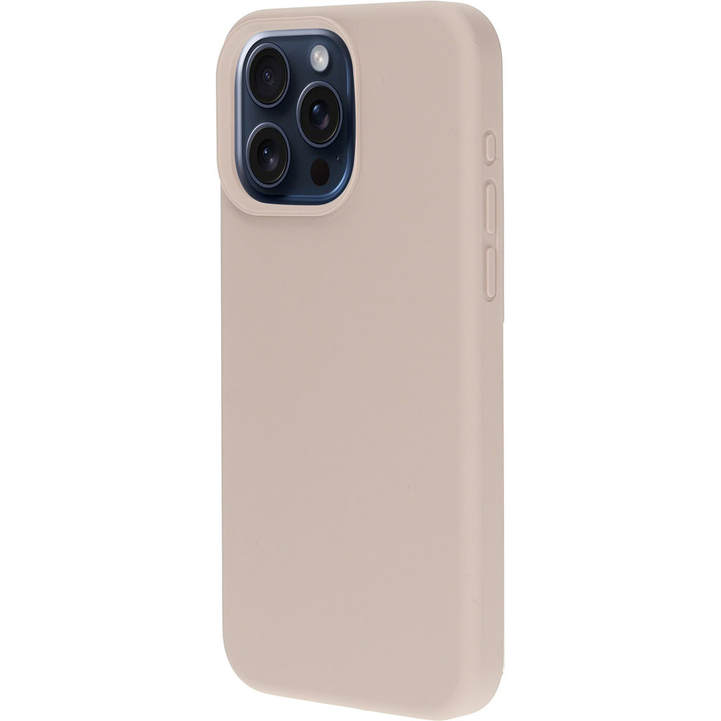 Mobiparts Mobiparts Silicone Cover voor iPhone 15 Pro Max - Soft Salmon
