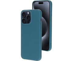 Mobiparts Mobiparts Silicone Cover voor iPhone 15 Pro Max - Blueberry Blue