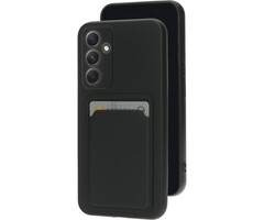 Mobiparts Mobiparts Classic TPU Hoesje met Pashouder voor Samsung Galaxy A54 - Mat Zwart