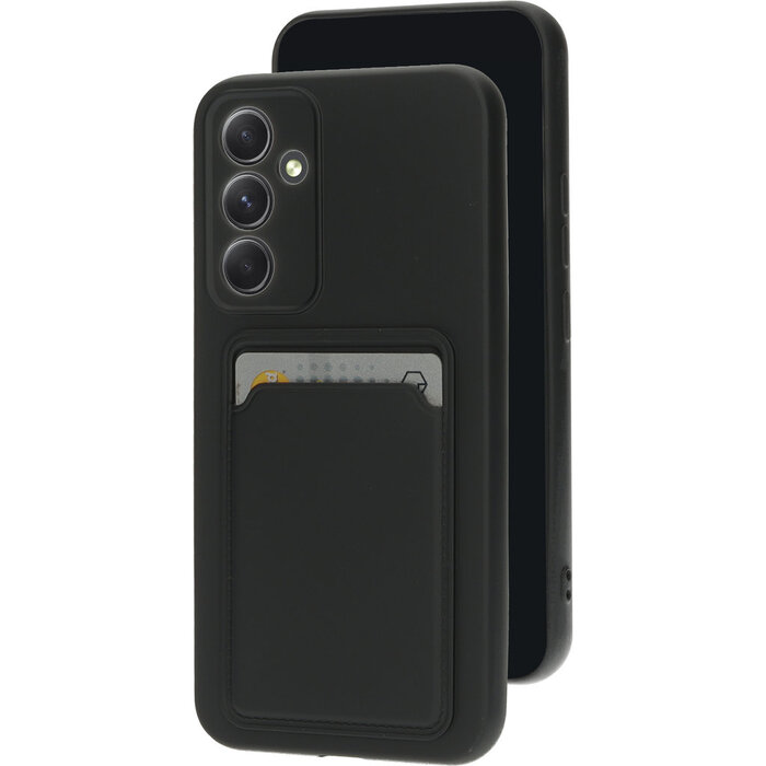 Mobiparts Mobiparts Classic TPU Hoesje met Pashouder voor Samsung Galaxy A54 - Mat Zwart