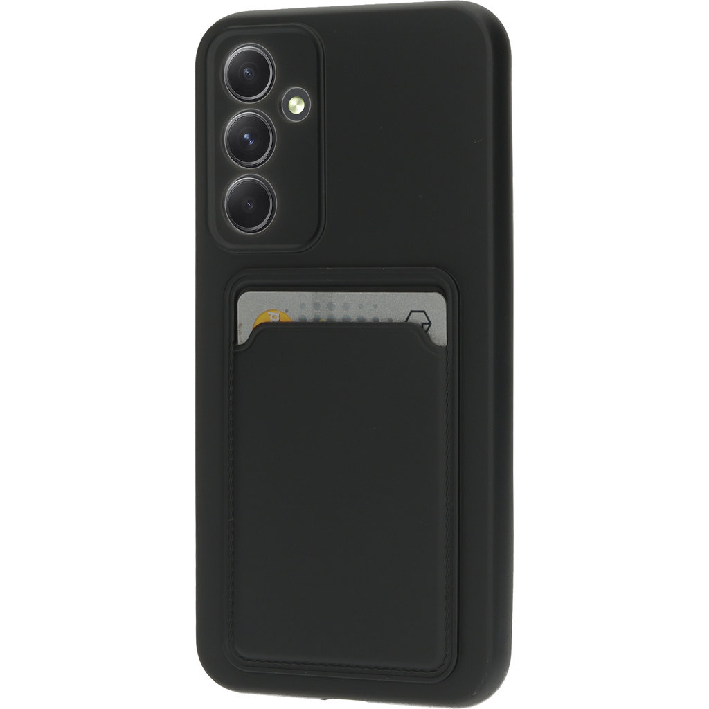Mobiparts Mobiparts Classic TPU Case with Cardholder Samsung Galaxy A54 4G/5G Matt Black