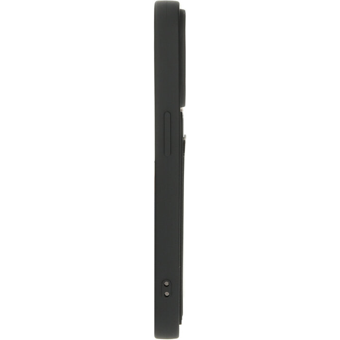 Mobiparts Mobiparts Classic TPU Case met Kaarthouder voor iPhone 15 Pro - Mat Zwart