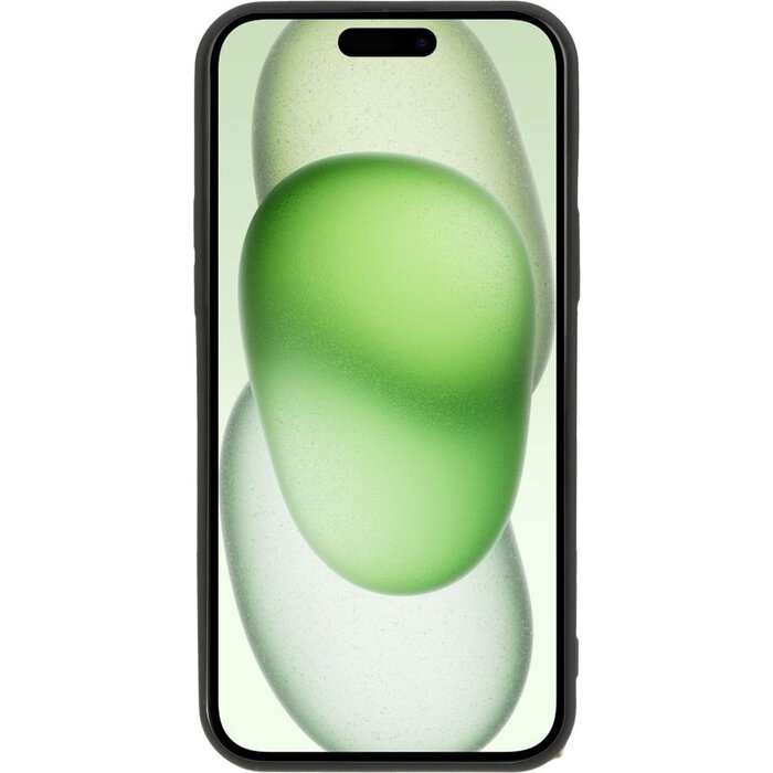 Mobiparts Mobiparts Classic TPU Case met Pasjeshouder iPhone 15 Plus - Mat Zwart