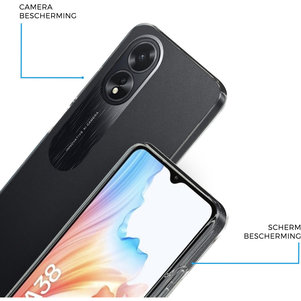 Mobiparts Mobiparts Classic TPU Hoesje voor Oppo A18 / A38 4G - Transparant