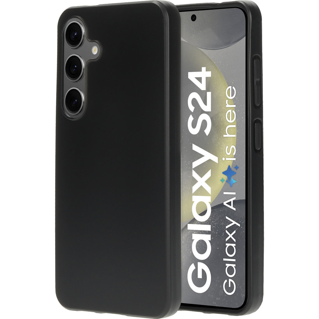 Mobiparts Mobiparts Classic TPU Case voor Samsung Galaxy S24 - Mat Zwart