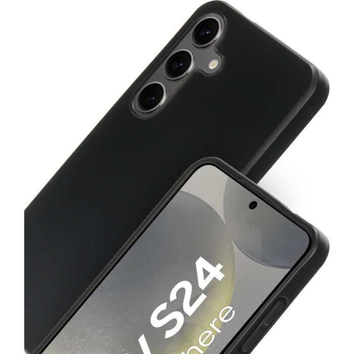 Mobiparts Mobiparts Classic TPU Case voor Samsung Galaxy S24 - Mat Zwart