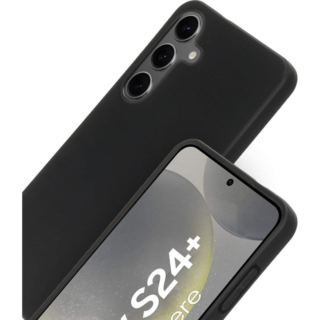 Mobiparts Mobiparts Classic TPU Case voor Samsung Galaxy S24 Plus - Mat Zwart