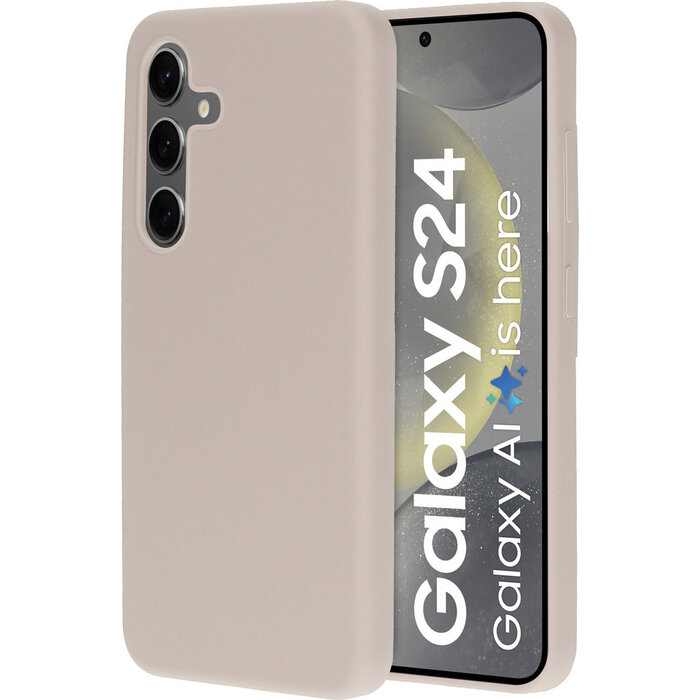 Mobiparts Mobiparts Silicone Cover voor Samsung Galaxy S24 - Soft Salmon