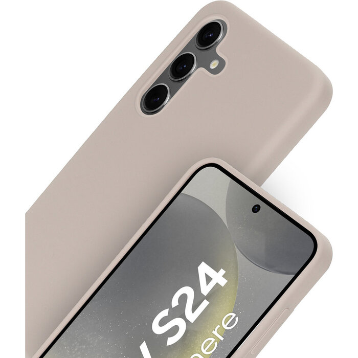 Mobiparts Mobiparts Silicone Cover Samsung Galaxy S24 Soft Salmon