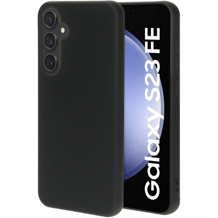 Mobiparts Mobiparts Silicone Cover voor Samsung Galaxy S23 FE - Zwart