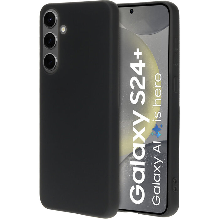 Mobiparts Mobiparts Silicone Cover voor Samsung Galaxy S24 Plus - Zwart