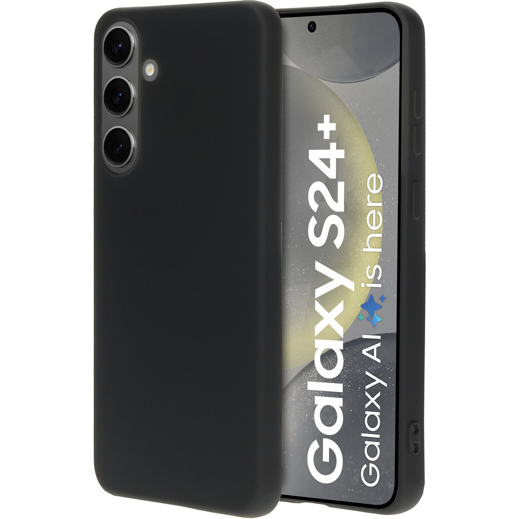 Mobiparts Mobiparts Silicone Cover voor Samsung Galaxy S24 Plus - Zwart