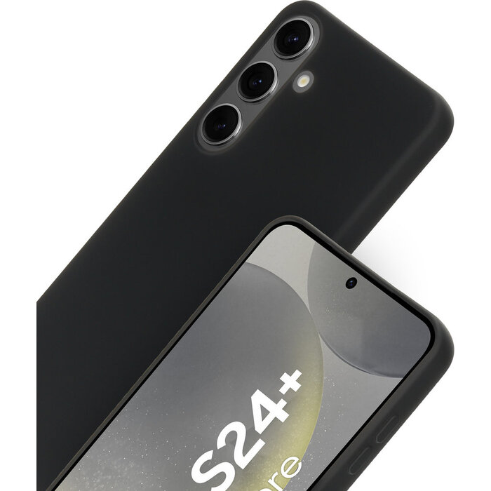 Mobiparts Mobiparts Silicone Cover voor Samsung Galaxy S24 Plus - Zwart