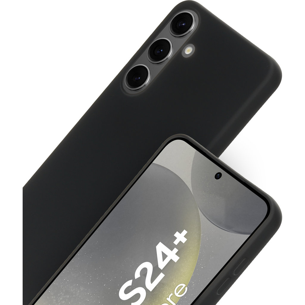 Mobiparts Mobiparts Silicone Cover voor Samsung Galaxy S24 Plus - Zwart