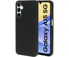 Mobiparts Mobiparts Silicone Cover voor Samsung Galaxy A15 - Zwart