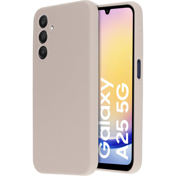 Mobiparts Mobiparts Siliconen Cover voor Samsung Galaxy A25 - Soft Salmon