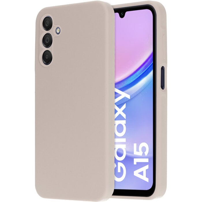 Mobiparts Mobiparts Silicone Cover Samsung Galaxy A15 Soft Salmon