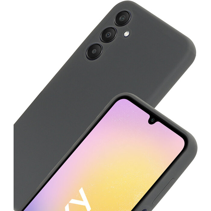Mobiparts Mobiparts Silicone Cover voor Samsung Galaxy A25 - Urban Grey