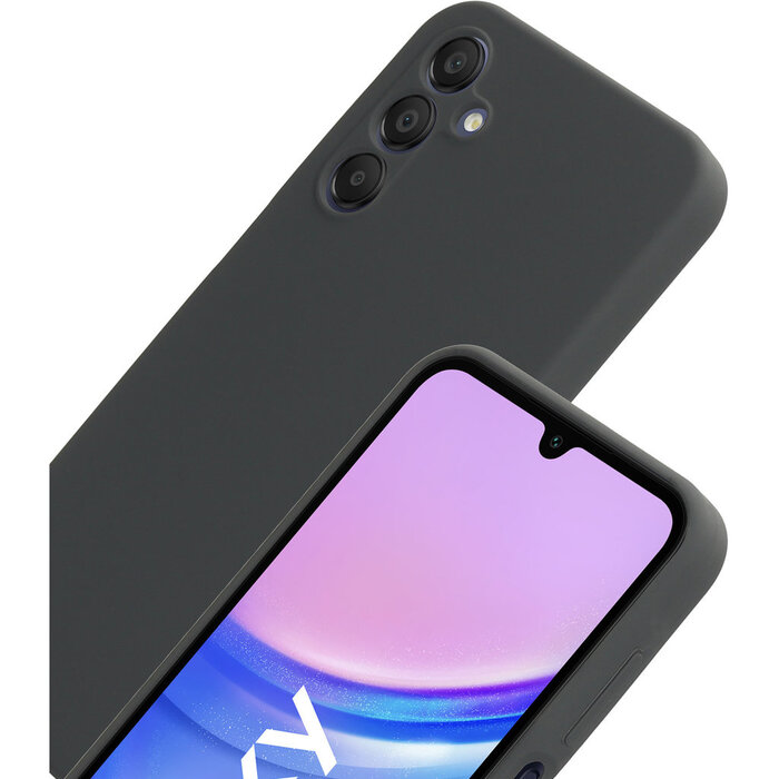 Mobiparts Mobiparts Siliconen Hoesje voor Samsung Galaxy A15 - Urban Grey