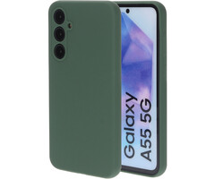 Mobiparts Mobiparts Silicone Cover voor Samsung Galaxy A55 - Forest Green